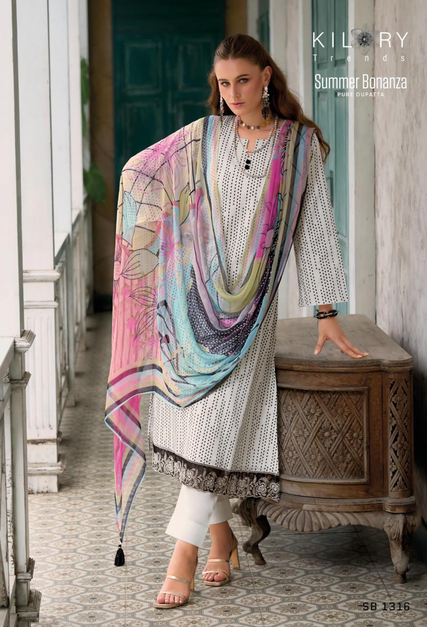 Kilory trends summer bonanza dress materials wholesalers