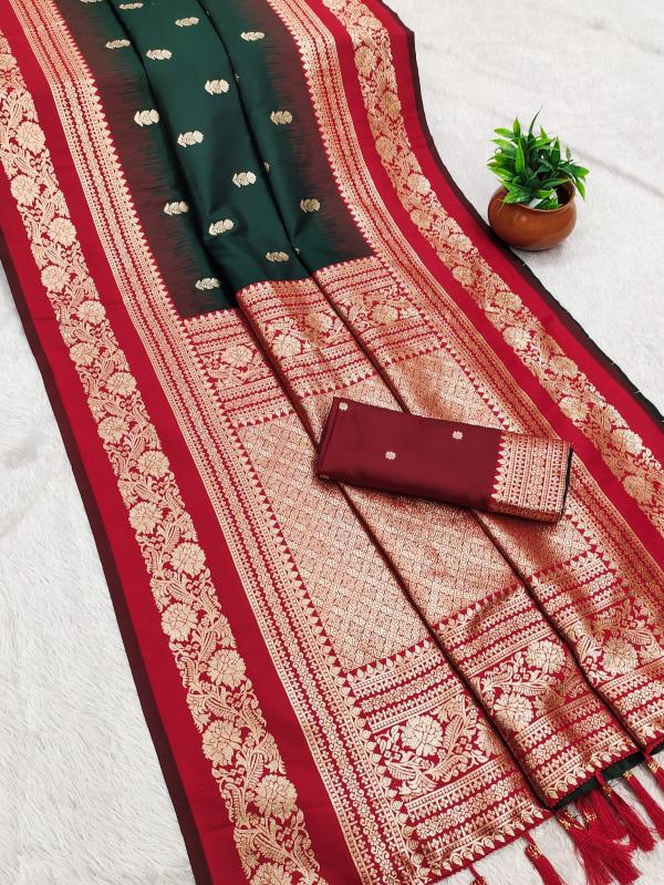 Krishnavi janmashtami special soft banarasi silk surat saree collection