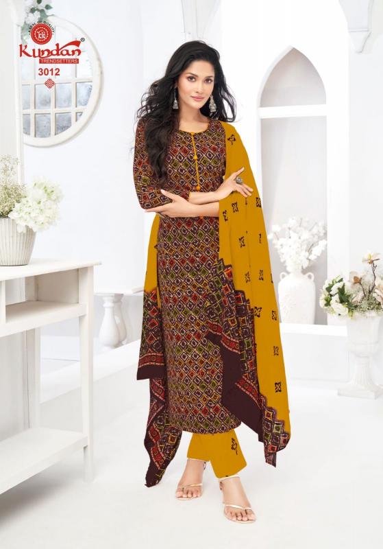 Kundan batik vol-3 printed 3 pcs wholesale designer kurtis  
