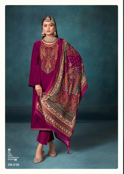 Levisha noor -E - bahar wholesale ladies dress material suppliers in hyderabad