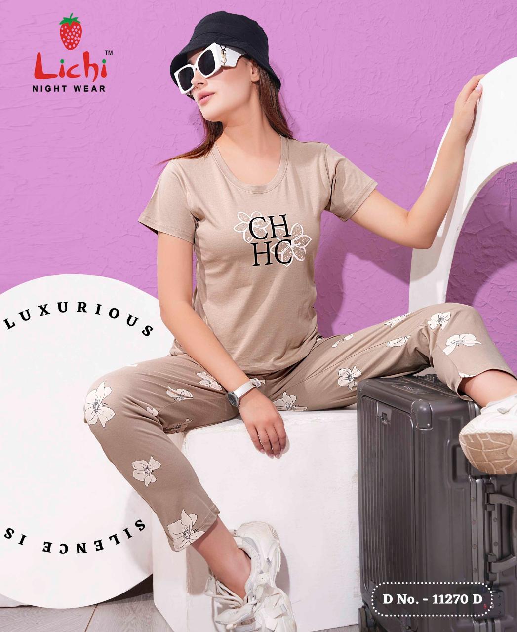 Lichi big size ladies night suit wholesale cloth website