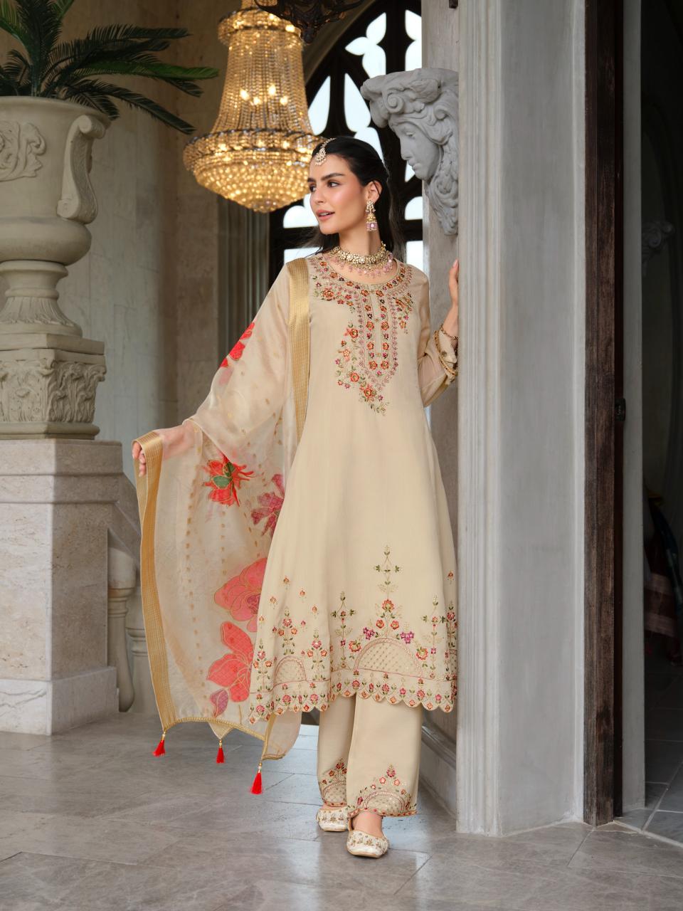 Lily & lali sarvari 3 pcs kurti wholesale dresses online india