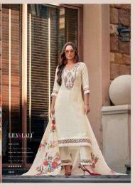 Lily & lali srivalli 21 viscouse silk 3 pcs kurti wholesale womens wear