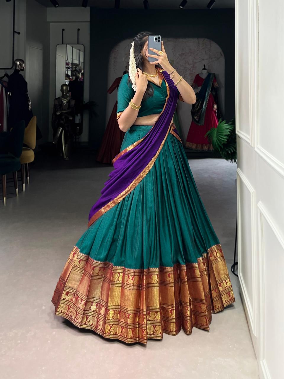 LNB Narayana Pet silk FRZ Latest lehenga choli collections in Ahmedabad