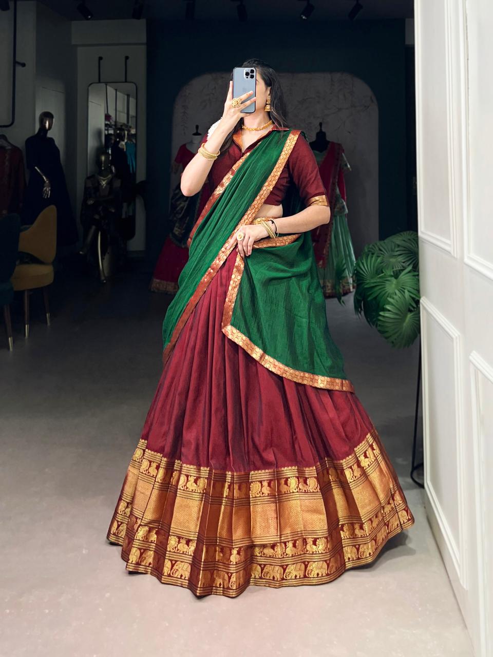 LNB Narayana Pet silk MRN Heavy work lehenga choli wholesalers