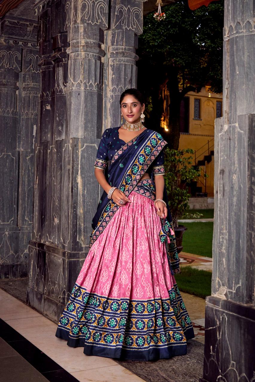 LNB richness of Tasar silk LPI Wholesale Lehenga choli in Kolkata