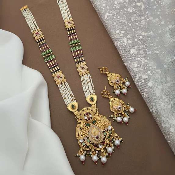 Long Necklace Set LNS047 Imitation gold jewellery