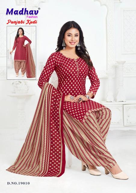 Madhav punjabi kudi vol-19 wholesale dress materials in mumbai with price