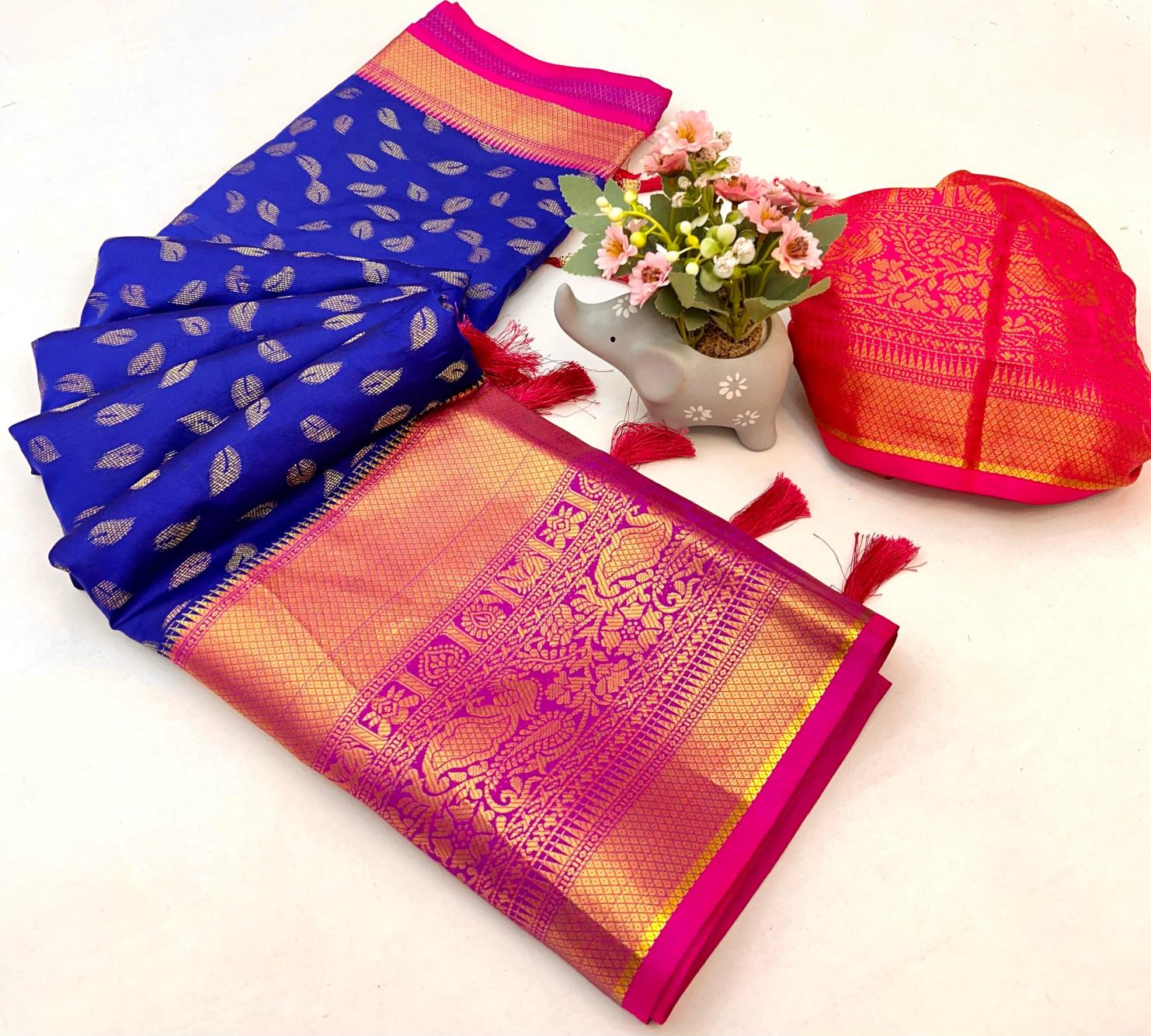 Malhar khushi-vol-4 kanchipuram katan silk surat saree textile market