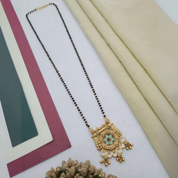 Mangalsutra with Single Chain MSS035 Fashion Jewellery Exporters in Ahmedabad