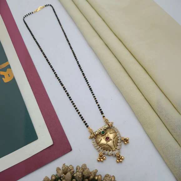 Mangalsutra with Single Chain MSS038 Wholesale Fashion Jewellery Suppliers in India