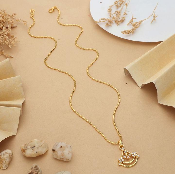 Micro gold polish chain pendant 664 Handmade Imitation Jewellery Manufacturers