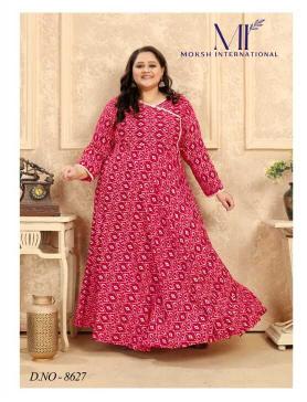 Moksh International big size vol 2 plus size kurti women clothes supplier
