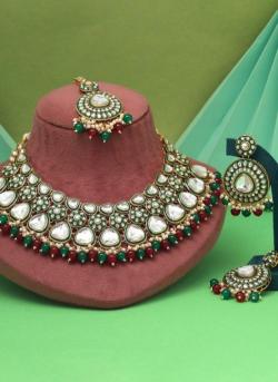 Multi color Kundan Bridal Wear 357 Indian imitation jewelry online