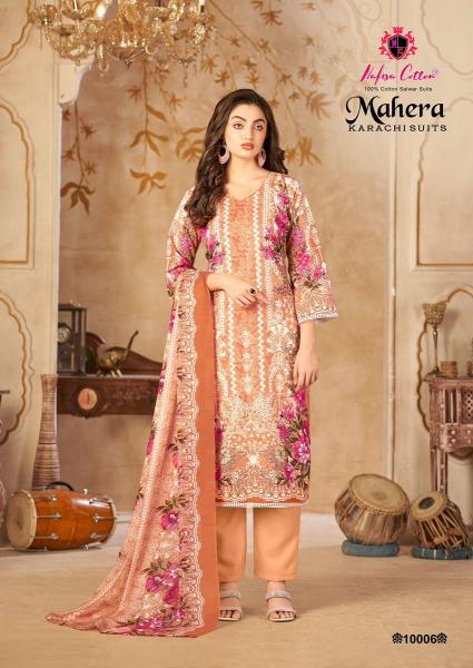 Nafisa mahera vol-10 karachi pakistani dress material wholesalers in surat