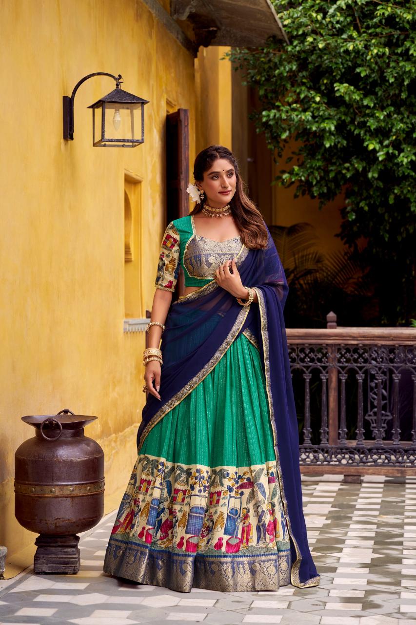 NITRIYA Poly Chanderi BGN Lehenga choli manufacturer in India