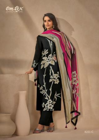 Omtex ruhaya digital print sandhya cotton dress material wholesale