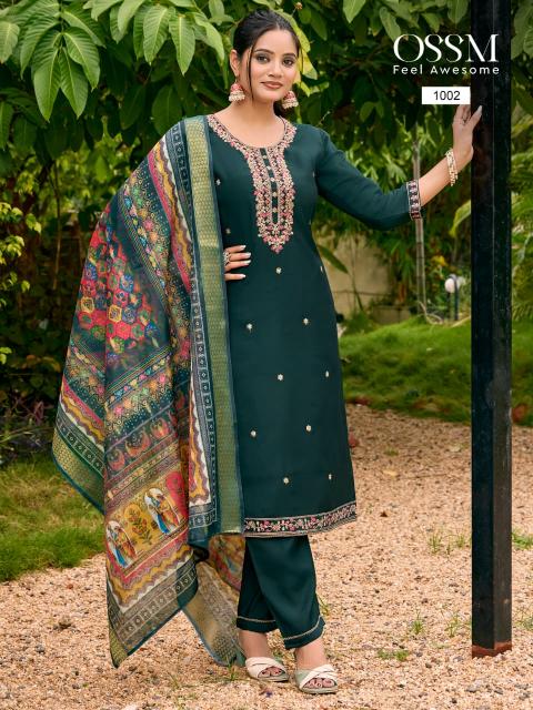 Ossm pihu straight 3 pcs kurti online clothing suppliers 