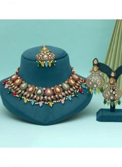 Party Wear Multi Color Pakistani Kundan Wholesale imitation jwellery suppllier in india