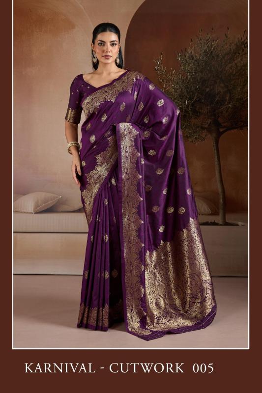 Rajtex karnaal cutwork silk wholesale saree market india