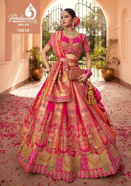 Royal Vrindavan Vol 55 Indian Lehengha choli dealers