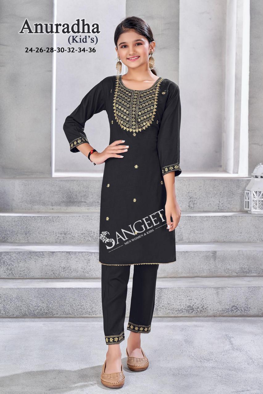 Sangeet anuradha kids girls wear kurti bulk wholesale clothing distributors in india