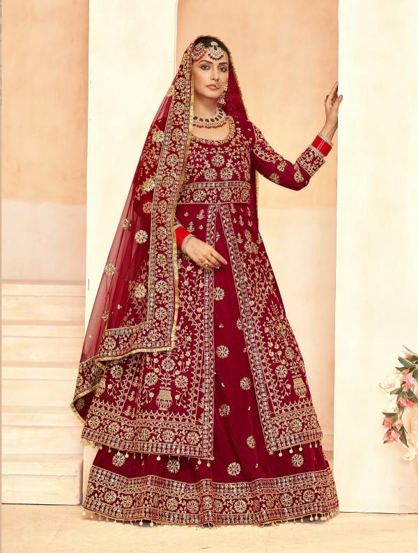 Senhora Kashish A To D Velvet Designer Indian fashion Lehengha choli dealers