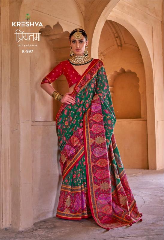 Shorya Kreshva priyatama silk surat retail saree market