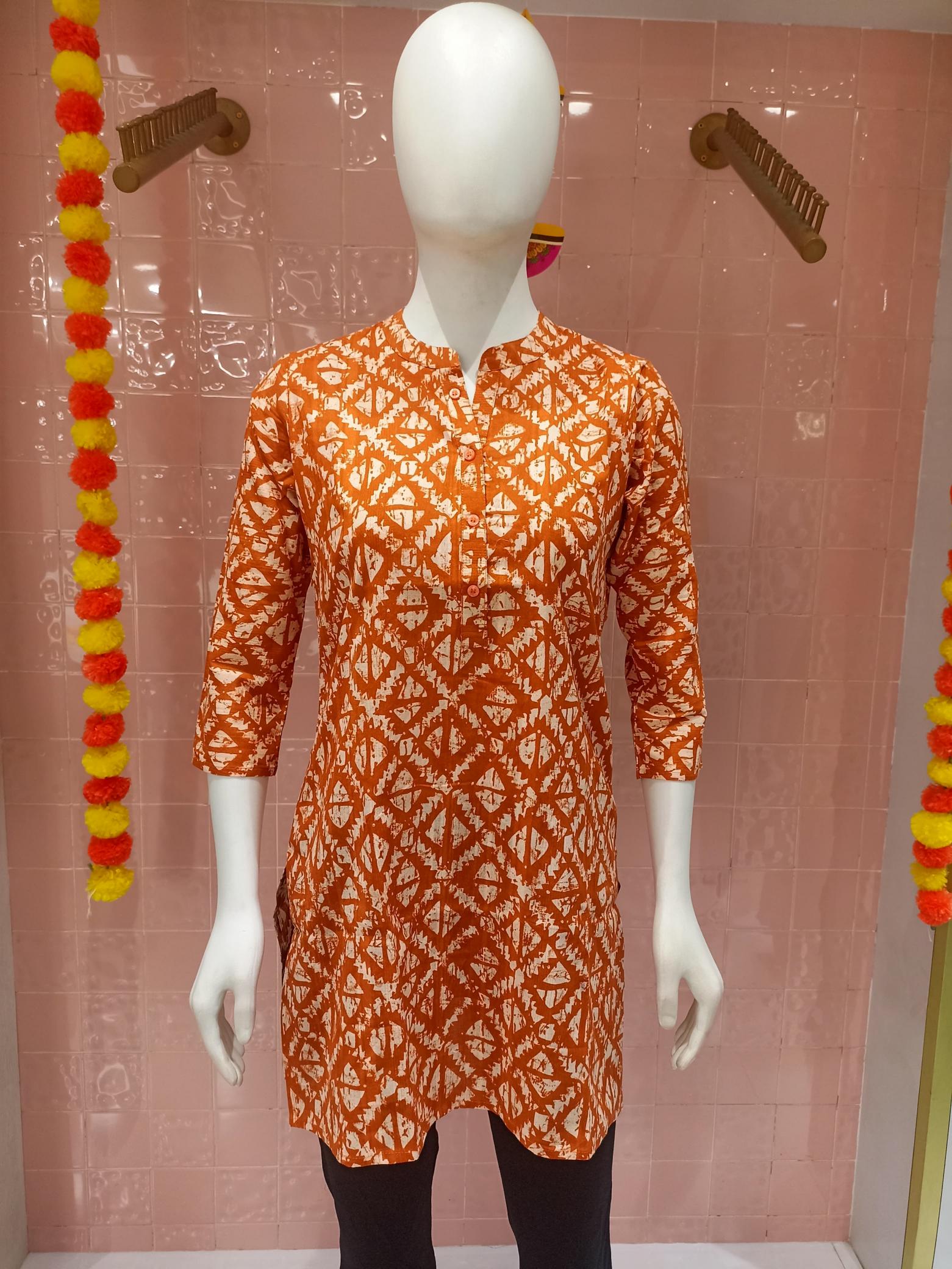 Shorya veda vol 1 cotton print short top cheap wholesale clothes online