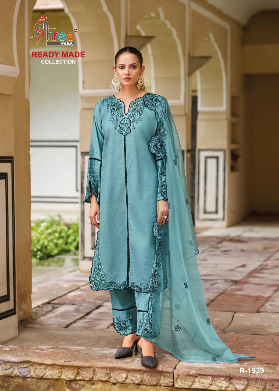 Shree fabs d.no 1939 party wear readymade salwar suit wholesale
