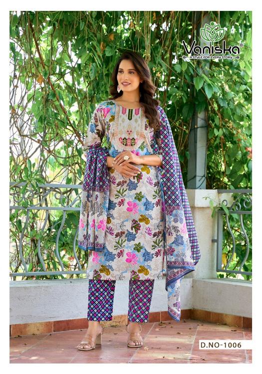 Vaniska fashion story vol.1 straight 3 pcs kurti manufacturer in surat
