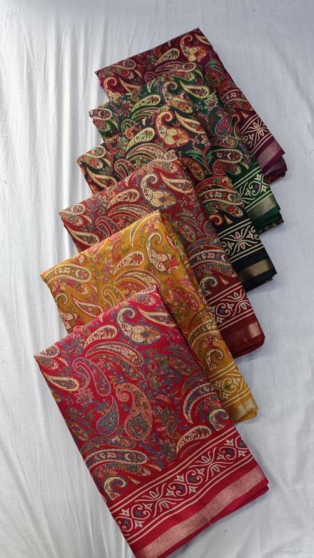 Vihaan pihuu mul cotton saree supplier in surat