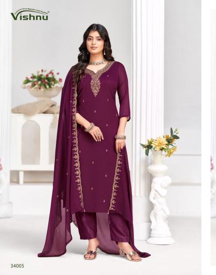 Vishnu shaheen vol 2 rangoli blooming wholesale dress material in pimpri