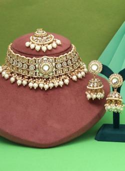 White Kundan Bridal Wear Imitation jewellery exporters India