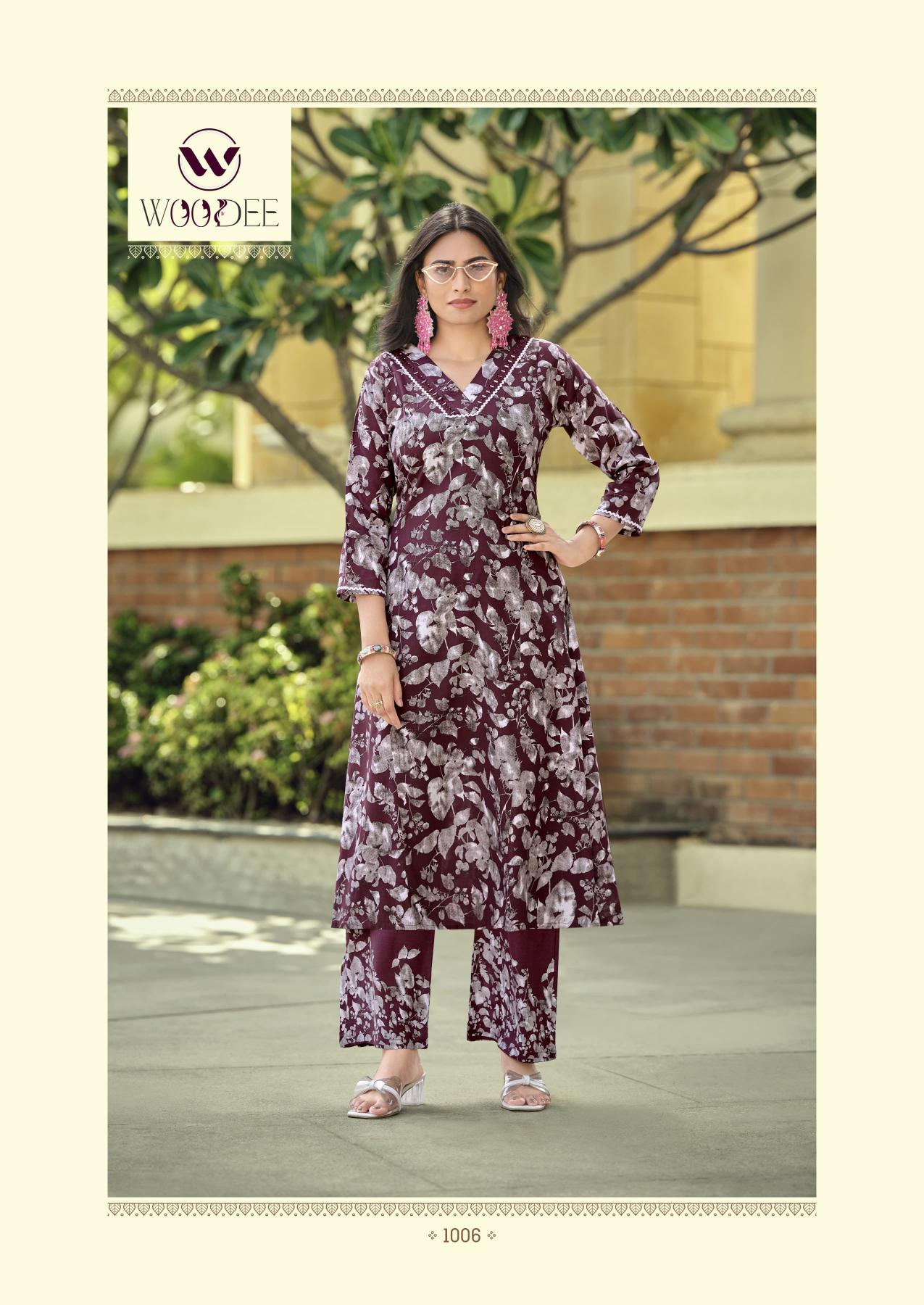 Woodee pavitra a line coord set wholesale women clothing online