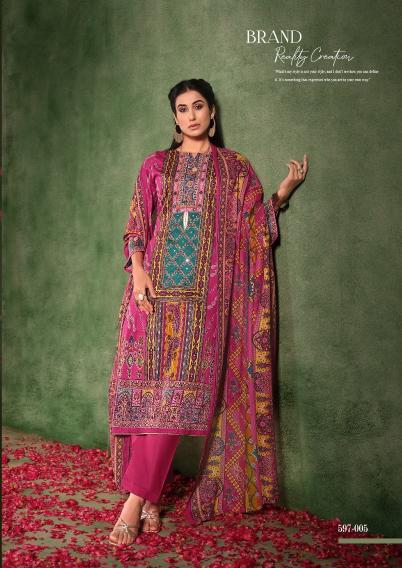 Zulfat raabta vol 2 karachi lawn cotton dress material wholesale 