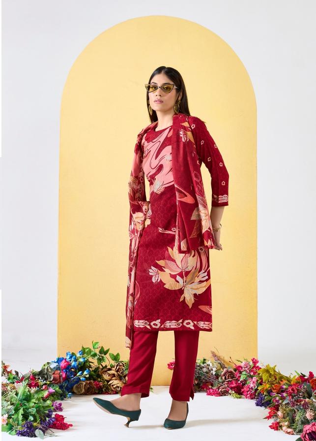 Zulfat zahavi vol 5 viscose rayon banaras dress materials wholesale