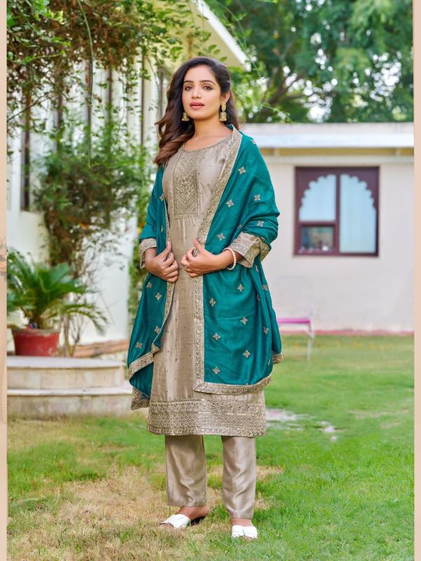 Aanchi vidhi 3 pcs kurti fabric wholesale