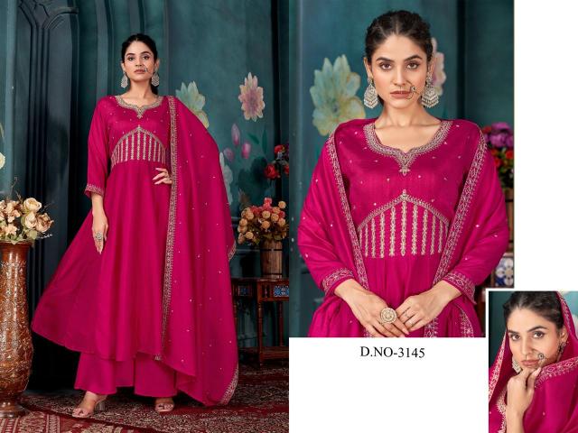 Aanya anarkali style 3 pcs party wear kurti wholesaler