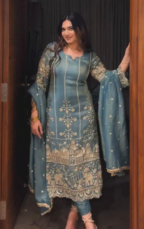 Adhya designer 3 pcs kurti set wholesale