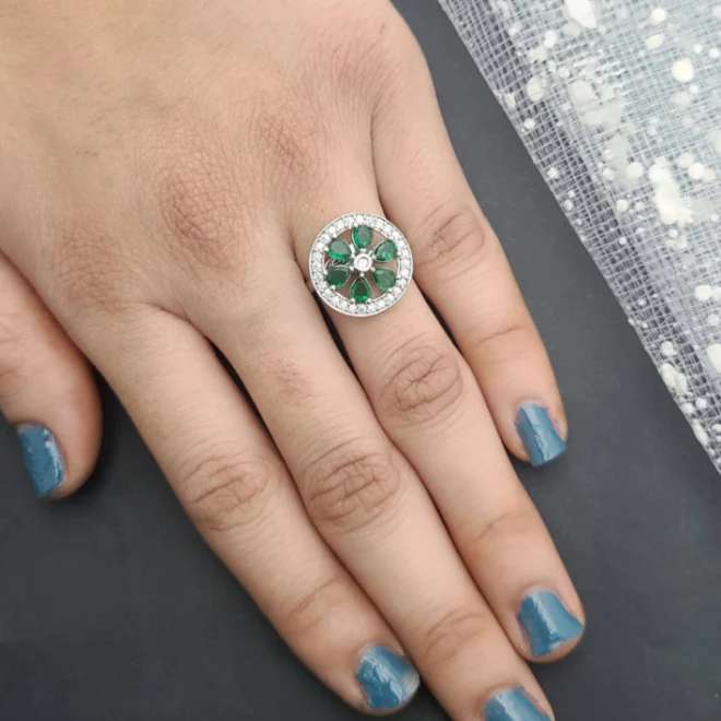 Adjustable Silver Rings SR004 Antique imitation jewellery Hyderabad
