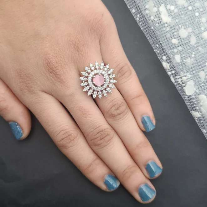 Adjustable Silver Rings SR012 Fashion jewellery manufacturers in Ahmedabad