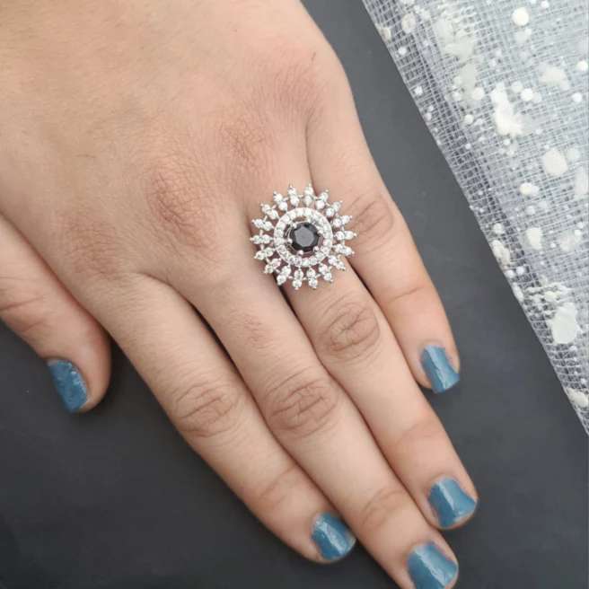 Adjustable Silver Rings SR017 Imitation jewellery suppliers in Ahmedabad