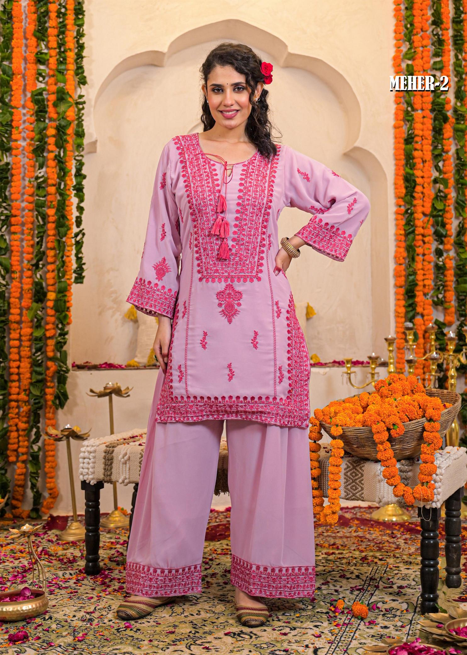 Afsana mehar farsi salwar coord set wholesale dresses for women 