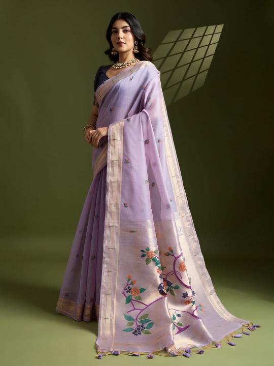 Akshara soft moga cotton paithani surat gujarat saree market