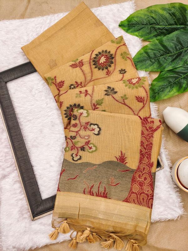 Akshara soft muga cotton wholesale sarees for business
