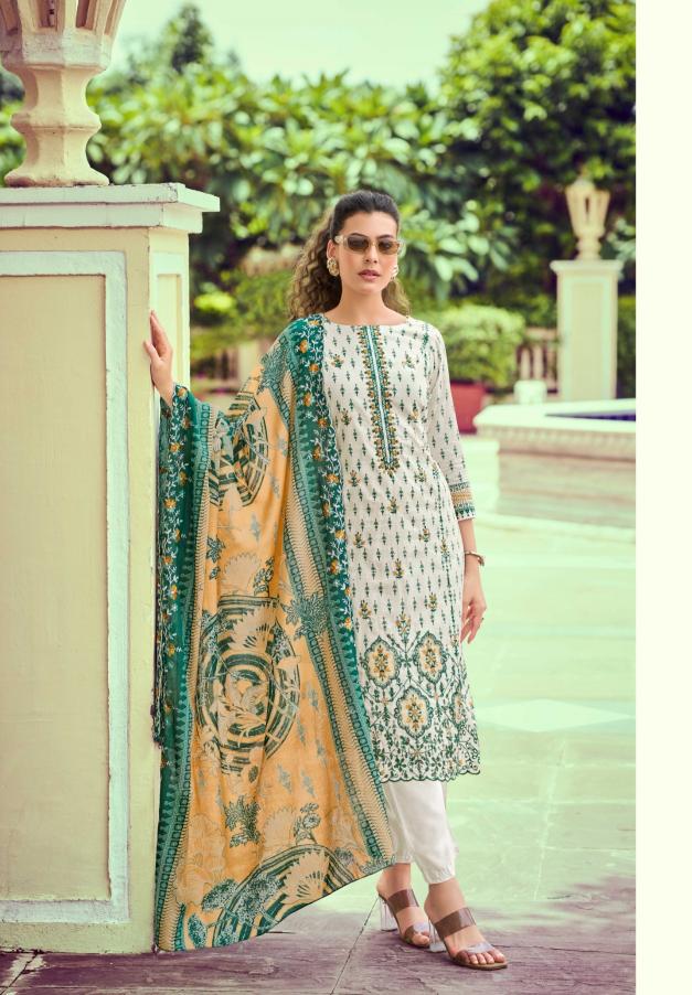 Belliza aurelia organdy cotton dress materials wholesale