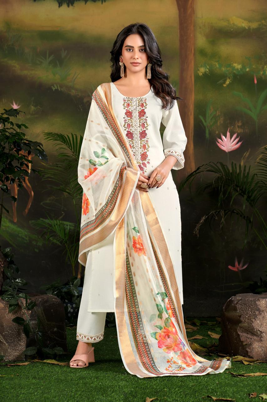 Bitto neck design 3 pcs kurti supplier in india