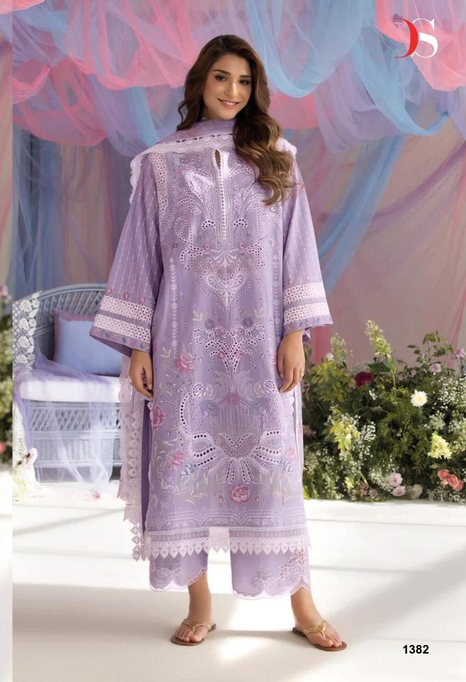 Deepsy sobia nazir lawn 25-2 pakistani wholesale salwar suit fabric