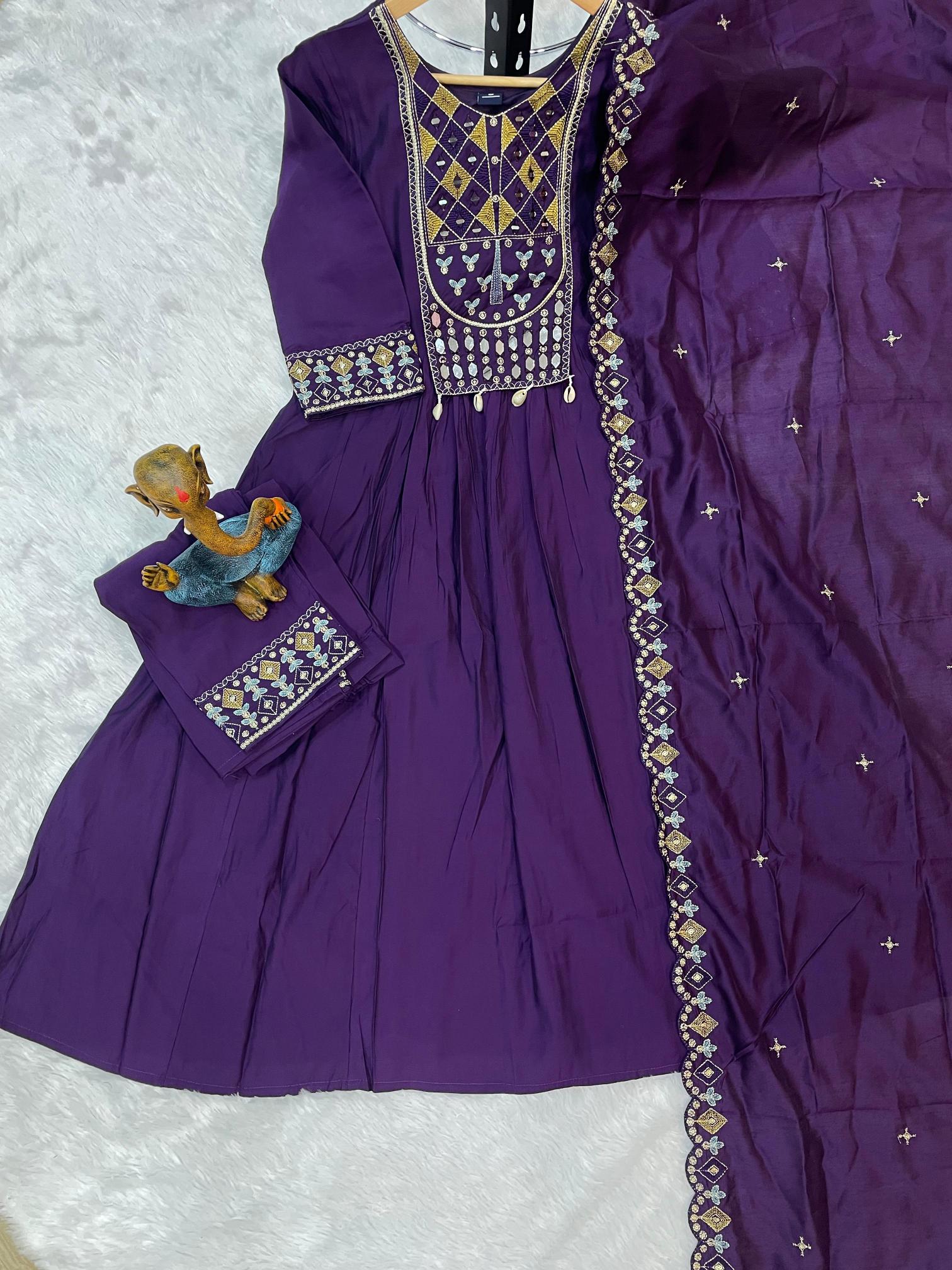 Diva 126 anarkali style 3 pcs kurti wholesale price